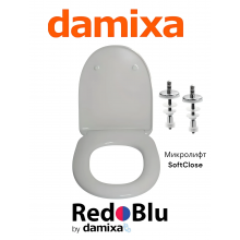 Крышка сиденье для унитаза Damixa RedBlu SoftClose 35.5 микролифт