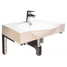 INFINITY 76 Умывальник с кронштейнами, полотенцедержателем