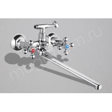 Смеситель универсальный с изливом 40см (плоский)  с шар. перекл.