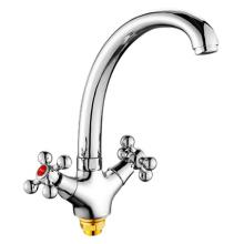 Смеситель potato для кухни с высоким изливом с гайкой