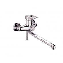 Смеситель potato  универсальный с плоским прямым изливом и переключателем для душа