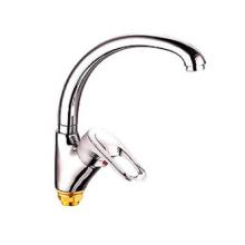 Смеситель для кухни с высоким изливом с гайкой