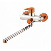 Смеситель универсальный potato с плоским прямым изливом и переключателем для душа