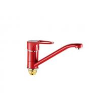 Смеситель для кухни с коротким изливом (крепление гайка)