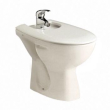 Биде напольное 53,5*35 см с комплектом креплений с крышкой Gala Nila 17360 (71783)