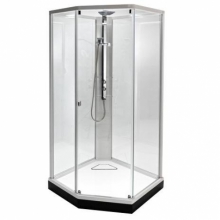 Душевая кабина Ido Showerama 8-5 90*90 профиль белый, стекло тонированное