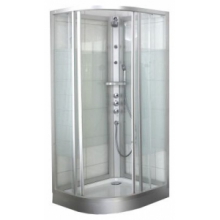 Душевая кабина IFO Solid SKR NK 99 Люкс. Профиль хромированный, прозрачное стекло