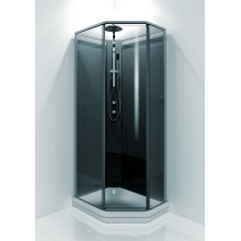 Душевая кабина SVEDBERGS Fasett 70x90 L левая, профиль серый графит, стекло тонированное