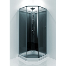 Душевая кабина SVEDBERGS Fasett 90x90 профиль серый графит, стекло тонированное