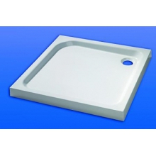 Душевой поддон квадратный 900*900 с формованной передней панелью Huppe Verano 235011.055