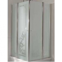 Душевой уголок 100*100 (без поддона) хром RETRO Kerasan 9148T0