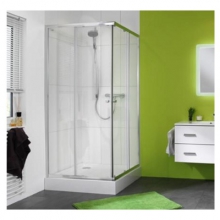 Двухсекционная раздвижная дверь для углового входа 870 х 870 х 1850 Huppe Serie X0 620102.069.321