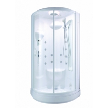 Гидромассажная кабина AM.PM Bliss 3/4, с паром, L/R, 105x105x220 см
