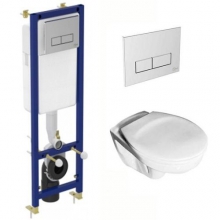 Инсталляция с подвесным унитазом Ideal Standard Set W770101