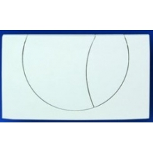 Клавиша хром глянцевая 2-х режимная Sanit 16 801 81