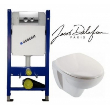 Комплект инсталляция и унитаз Geberit Jacob Delafon 012963