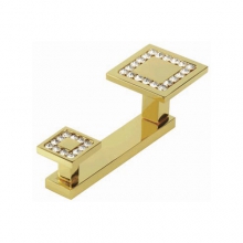 Крючек двойной с кристаллами Swarovski Rotpunkt 0471-003-2
