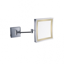 Квадратное косметическое зеркало с подсветкой Rotpunkt LV-F952LED