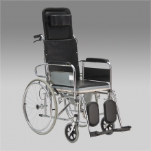 Кресло-коляска FS609GC с санитарным оснащением 201000003