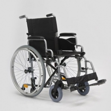 Кресло-коляска H 001 17" с дополнительными колесами 200300002