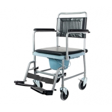 Кресло-коляска (каталка) инвалидная с санитарным оснащением 5019W2P