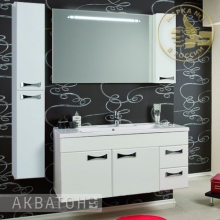 Мебель для ванной Акватон Диор 120 белый глянец 1A1106K1DR010