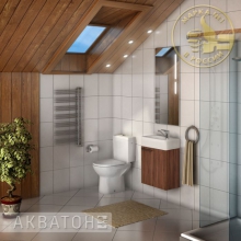 Мебель для ванной Акватон Эклипс 46 Эбони темный 1A1727K0EK560