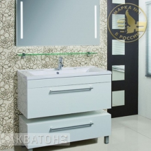 Мебель для ванной Акватон Мадрид 120 белый глянец 1A1703K0MA010