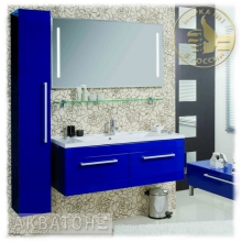 Мебель для ванной Акватон Мадрид 120 темно-синий 1A1687K1MA940
