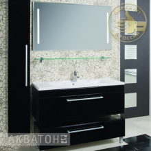 Мебель для ванной Акватон Мадрид М100 черный глянец