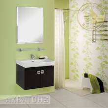 Мебель для ванной Акватон Оптима 70 Черный 1241-1.95K