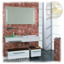 Мебель для ванной Акватон Отель 127 белый глянец 1078-2K