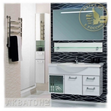 Мебель для ванной Акватон Сайгон 110 белый глянец 1060-1K