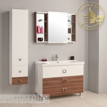 Мебель для ванной Акватон Стамбул 105 Эбони темный 1273-1.123K