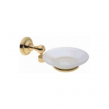Мыльница с настенным держателем Bebek Crystal 24K Series Rotpunkt 3509-37-030 24K Gold