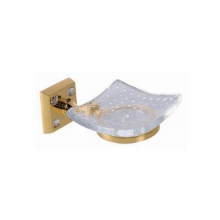Мыльница с настенным держателем с кристаллами Swarovski Rotpunkt RP-3509-72-030 24K Gold