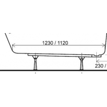 Опоpная констpукция Ravak 70 Lilia, Vanda, Classic CY00000000