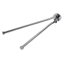 Полотенцедержатель двойной 43см Geesa Circles 6005-02