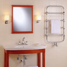 Полотенцесушитель Zehnder Nobis хром NOB-100-050