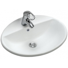 Раковина накладная 550x450 мм ,1 отв. Twyford REFRESH RE4561WH