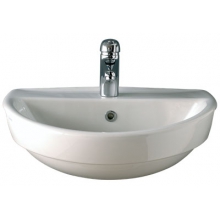 Раковина полувстраиваемая  550х440 мм ,1 отв. Twyford REFRESH RE4661WH