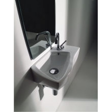 Раковина с 1 отверстием 45*25 белая "WAVE" Kerasan AGUA LIBRE 342101