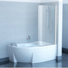 Шторка на ванну Ravak Chrome CVSK1 ROSA 160/170 R 7QRS0C00Y1