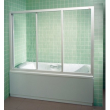 Шторки для ванн Ravak Supernova AVDP3-150 белая+Раин 40VP010241