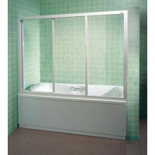 Шторки для ванн Ravak Supernova AVDP3-160 белая+Грапе 40VS0102ZG