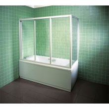 Шторки для ванн Ravak Supernova AVDP3-170 сатин+Транспарент 40VV0U02Z1