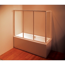 Шторки для ванн Ravak Supernova AVDP3-180 белая+Гpапе 40VY0102ZG