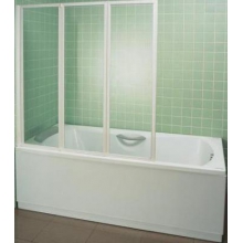 Шторки для ванн Ravak Supernova VS3 130 сатин + Транспарент 795V0U00Z1