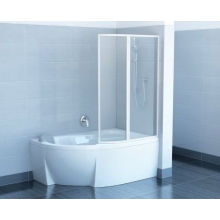 Шторки для ванн Ravak Supernova VSK2 Rosa 160 правая, Раин 76P9010041