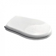 Сиденье микролифт, хром., белое RETRO KERASAN 108801